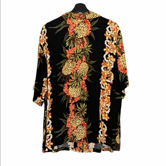 Retro Y2K Hilo Hattie Pineapple Button Down - Picture 2 of 5